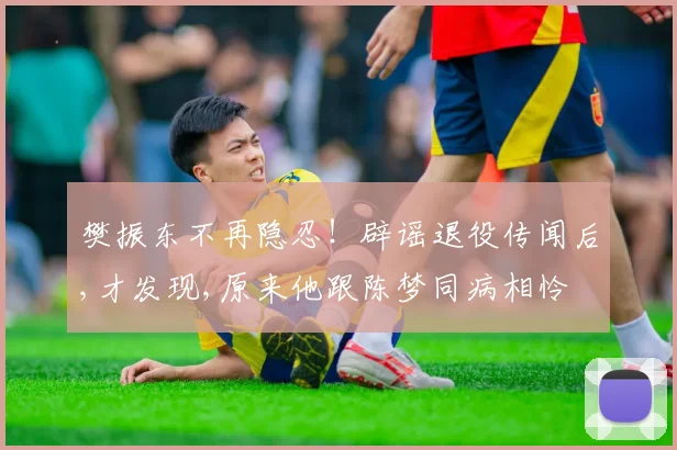 樊振东不再隐忍！辟谣退役传闻后,才发现,原来他跟陈梦同病相怜